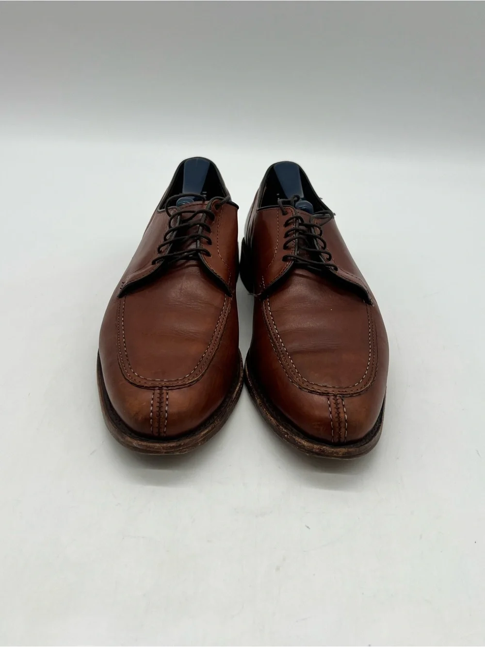 Allen Edmonds LaSalle Men’s Sz 8.5D Brown Leather Split Toe Derby Oxford Shoes.